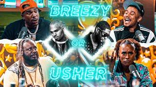 CHRIS BROWN or USHER ?  R&B Pioneers HOT Debate On Drink Champs  