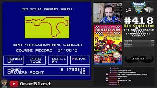 Ultimate NES Challenge #418 - Formula One Built to Win