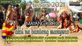 banteng manyuro adu solah mayang koro  JARANAN DEDEMIT CREUW #tribudaya #bantengmanyuro