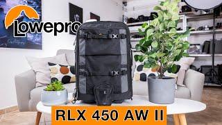 LowePro RLX 450 AW II Green Line series  lets ROLL