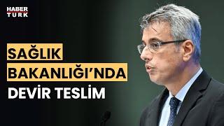 #CANLI - Fahrettin Koca görevi Kemal Memişoğluna devrediyor