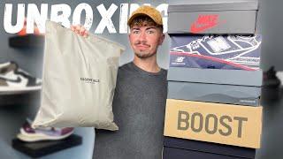 EARLY YEEZYS Unboxing Loads Of Heat Fear Of God Jordan Nike & More