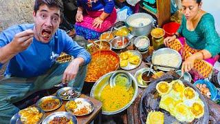 NEPALI STREET FOOD in CRAZY Kathmandu 100 Year Old Newari Street Food + MOMO Heaven