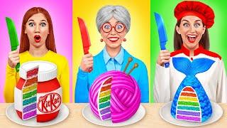 Tantangan Masakanku vs Nenek  Trik Dapur Lucu oleh Multi DO Challenge