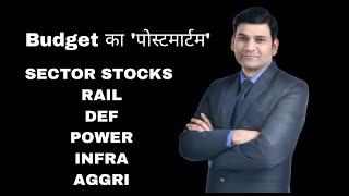 AFTER BUDGET DEF HAL PARAS BEL BEML RVNL IRFC RAILTEL JWL  IREDAPOWER AGGRI Stocks by Dr Ravi Singh