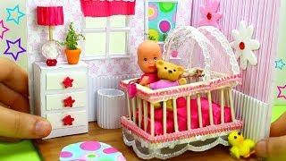 Minyatür Bebek Odası  Nasıl Yapılır? -  10 Kolay Barbie Bebek için Minyatür  DIY El Sanatları