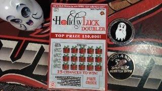 SUNDAY LIVE FULL BOOK  HOLIDAY LUCK DOUBLER SCRATCH OFF TICKETS MD LOTTERY 