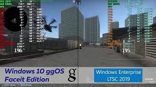 Windows 10 ltsc 2019 vs windows 10 ggOS Faceit Edition 2021 1809 против виндовс