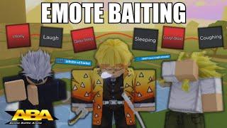 Using Emotes As A Moveset Bait In ABA