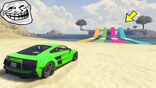 TROLL Parkour Only 0.000036% People Can Find The Finish Line in This GTA 5 Race