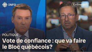 Vote de confiance mercredi prochain  entrevue avec Yves-François Blanchet