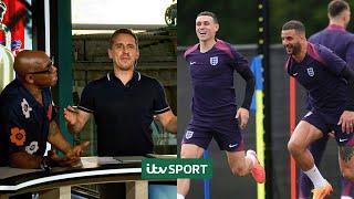 Neville & Wright DISAGREE on Englands Best Formation  ITV Sport