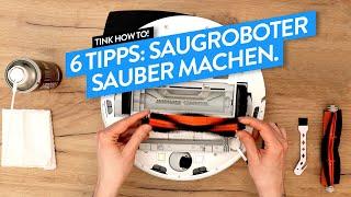 Saugroboter 6 Tipps zur Wartung von Deinem Saugroboter Sensoren Filter Bürsten - tink How To