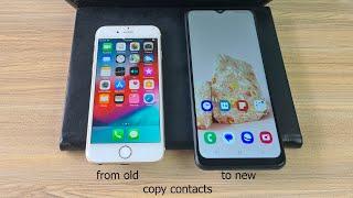 How to copy contacts from iPhone to Samsung