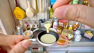 Re-Ment Mini Kitchen  Mini Pancake & Cappuccino  Toy Food Cooking  Toy Food Miniatures ASMR