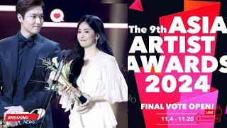 OMG Song Hye Kyo and Lee Min Ho Dating at the 9th Asia Artist Awards Fans Anticipate