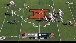 Braelon Allen Wisconsin RB vs Illinois 2023