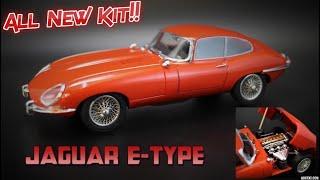 Jaguar E Type XKE Coupe 124 Scale Model Kit Build Painting How To Revell Germany 07668 ALL NEW