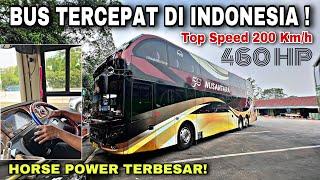 Top Speed Bisa 200 kmh  Bus Tercepat & Tenaga Paling Besar di Indonesia ️ trip Nusantara CN 019