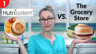 S1E7. WEIGHT LOSS Comparing Nutrisystem Breakfast Items & Grocery Store Items PART 1 — RobertaRDN