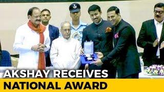 National Film Awards 2017 Akshay Kumar Receives His Best Actor Prize