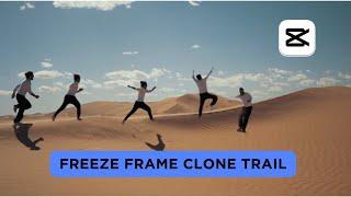 How to Create a Freeze Frame Clone Trail Effect in CapCut PC  Step-by-Step Tutorial