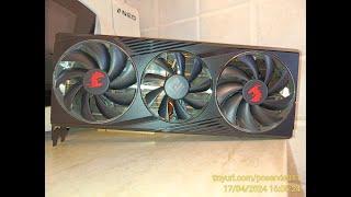 PowerColor Radeon RX 6800 XT 16GB Red Dragon - Furmark 2.2 GPU Stress Test 45 minutes