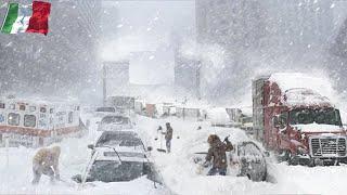 Italy is panicking because of hail Storms and hail as much as snow engulf cars and streets