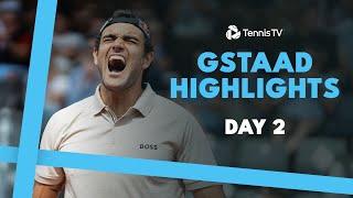 Berrettini vs Cachin Wawrinka Faces Klein & More  Gstaad 2024 Highlights Day 2