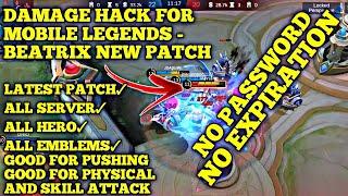 Damage hack on mobile legends bang bang - Beatrix Patch ML step by step tutorial