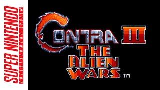 SNES Contra III The Alien Wars 1992 Longplay 2 Players