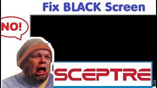 Fix SCEPTRE Led TV Black Screen of Death Problem Not Powering On Komodo Class Slim 32 50 43 Android