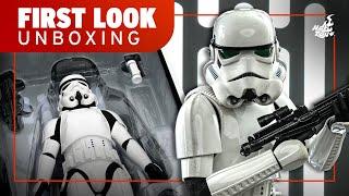 Hot Toys Stormtrooper with Death Star Environment Figure Unboxing  First Look