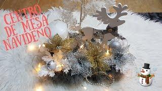 CENTRO DE MESA NAVIDEÑO ️IDEAS DE NAVIDAD