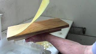 How To Make Thin Sheets Of Beeswax For Foundation Starter Strips Candles And Modelling.