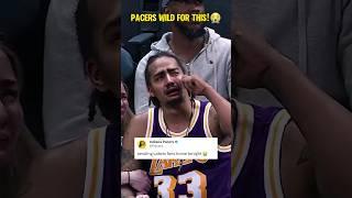 Pacers did Lakers Fans DIRTY