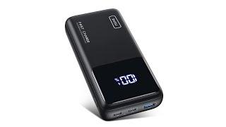 Review INIU Power Bank 25000mAh65W USB C Laptop Portable Charger PD QC Fast Charging 3-Output