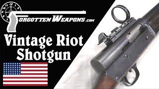 Ye Olde Tactical A Vintage Riot Shotgun w Nydar 47 Optic