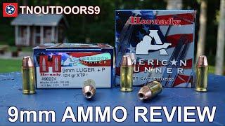 AMMO REVIEW 9mm +P 124 gr Hornady XTP in Calibrated Gel 2021