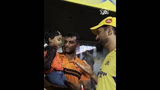 natarajan daughter and ms Dhoni #csk #msdhoni #mahi #viralvideo #viralshorts