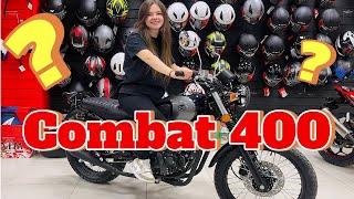 Точная копия Honda CB400SS-E. Старая классика по- новому Combat 400.  Все самое главное тут