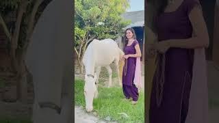 punjabi actress with horse