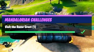 Visit the Razor Crest - Fortnite Mandalorian Challenge Guide