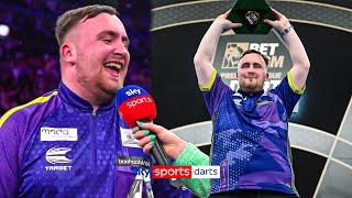 To all my doubters. Youre not doubting me anymore  Luke Littler REACTS to winning 2024 PL Darts