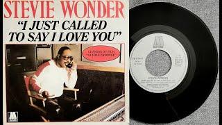 1984 - Stevie Wonder - I Just Called To Say I Love You - Vinyle 45T LP 7 INCH HQ AUDIO