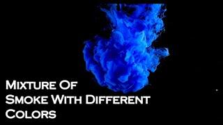 Mixture Of Smoke With Different Colors Backgrounds  Смесь дыма разных цветов Фон для видео