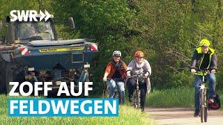 Riskante Wirtschaftswege - Landwirte gegen Radfahrer   Zur Sache Rheinland-Pfalz