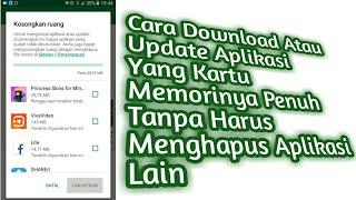 Cara Mengatasi Memori Penuh Saat Download Di Play Sotre Tanpa Menghapus Aplikasi Lain  TERBARU