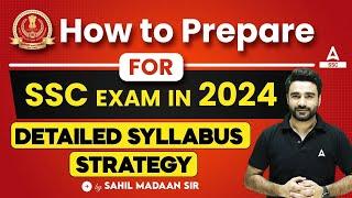 SSC Exam Syllabus 2024  How to Prepare For All SSC Exams  By Sahil Madaan Sir