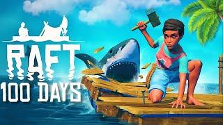 I Survived 100 Days In RAFT